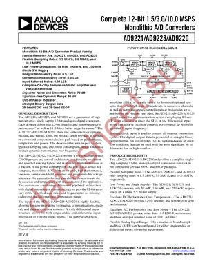 AD9220AR-REEL datasheet  